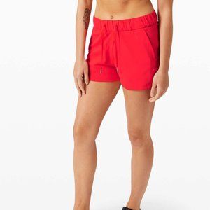 Lululemon On the Fly Short ~ Carnation Red